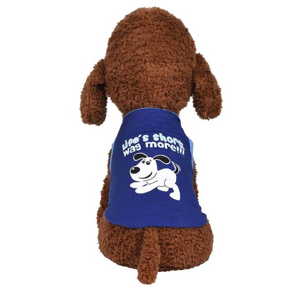

dog apparel transer dogs shirt pet vest comfortable breathable hat moustache print blue cat thin clothing jersey perro 19july1 p30