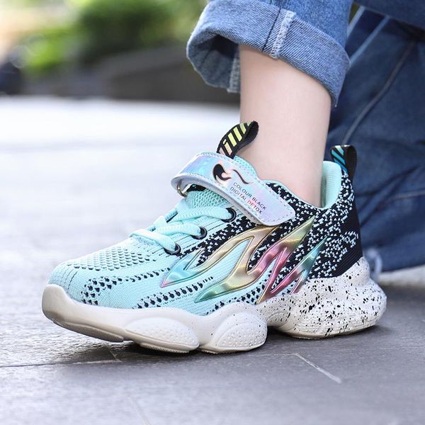 

children blue sports shoes baby casual shoes child breathable student girls tennis sneakers running kids zapatillas, Black