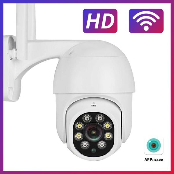 

cameras 1080p hd ip dome camera wifi cctv outdoor surveillance smart home security ptz 4x digital zoom p2p icsee app