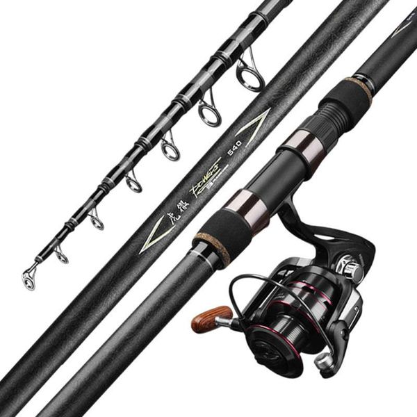 

high carbon fishing rod portable carp spinning rods super hard sea rod fishing gear long sdistance throwing pole