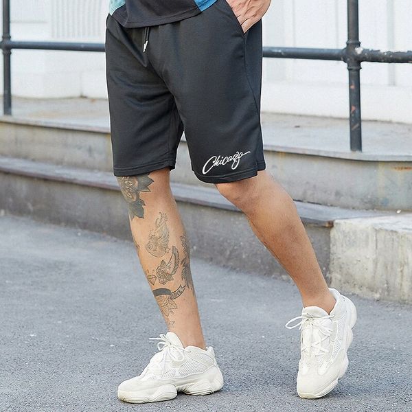 

men's casual / sporty streetwear shorts bermuda shorts drawstring pocket elastic waist above knee pants daily weekend micro-elastic gra, White;black