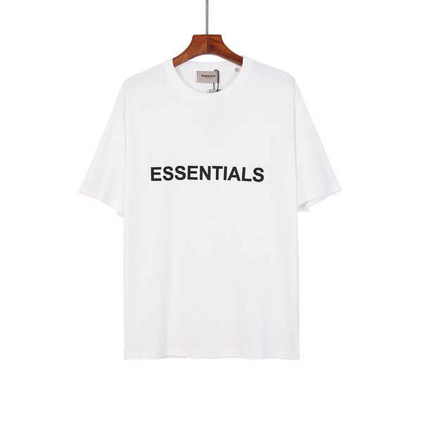 

chao brand fog chest letter pressed rubber essentials couple short sleeve t-shirt, White;black