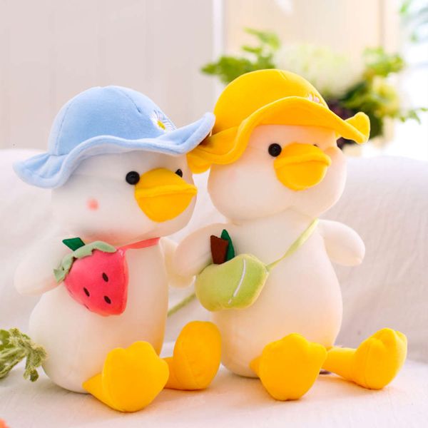 

red refueling lovely plush toy school duck net pillow duckling doll girl gift kaws fidget toys