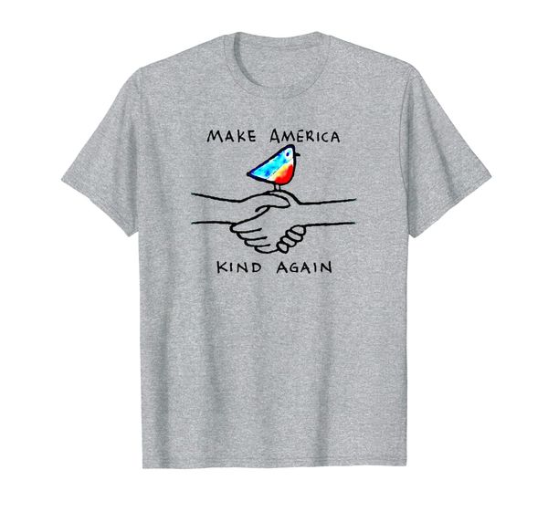 

Make America Kind Again Shaking Hands Dove Peace Hope Love T-Shirt, Mainly pictures