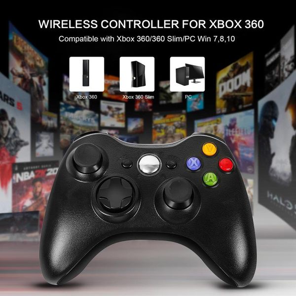 

game controllers & joysticks 2.4gh gamepad for xbox 360 wireless/wired controller controle wireless joystick xbox360 joypad