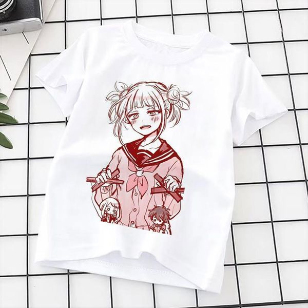 

girls clothing 24m 9t years anime my hero academia kids boys homewear funny sports t shirt soft all match top, Blue