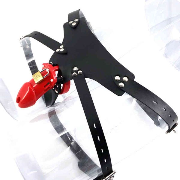 

men's chastity lock pants wearing men's toys products anti derailment device