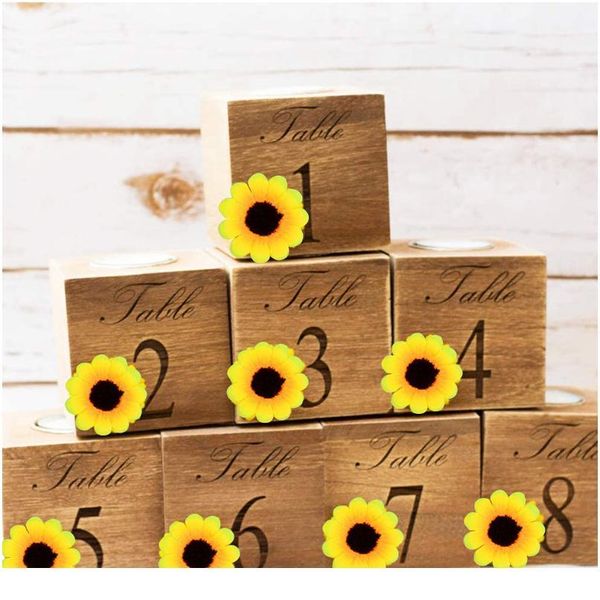 

50pcs 4.5cm silk artificial sunflower daisy flower head wedding birthday party decor diy scrapbooking wreath craft fake jlltwz