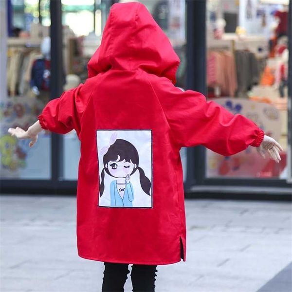 Cappotto primaverile e autunnale Ragazza nella sezione su entrambi i lati che indossa giacca a vento Abbigliamento per bambini HPY013 211204