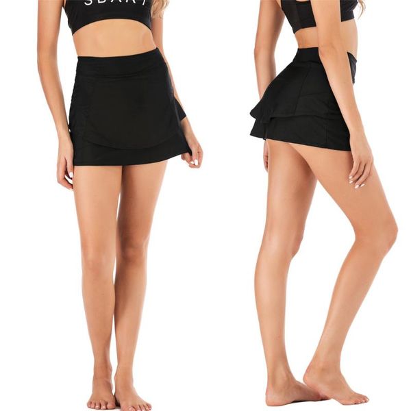 

women's swimwear bikinis 2021 mujer women high waist swim skirt bikini bottom summer beach briefs bottoms cover-ups biquini bathers, White;black