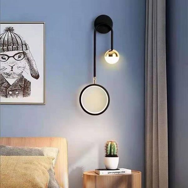 

wall lamp metal light living room bedroom study lighting