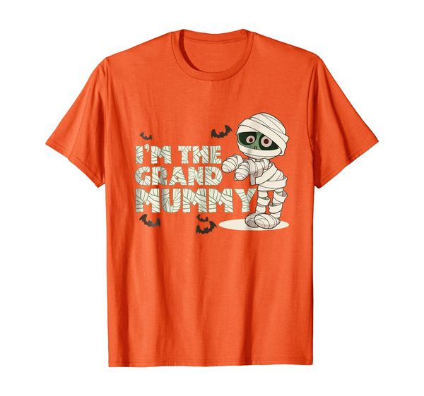 

i'm the grand mummy t-shirt grandmother grandma, White;black