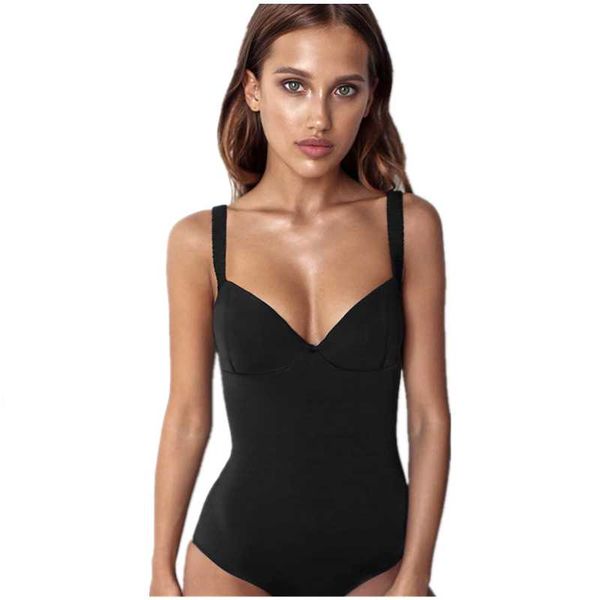 

summer ladies fashion deep v neck black bodysuit women elegant body spaghetti strap bodycon jumpsuit romper beach short