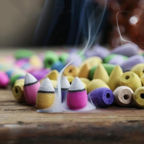 

sachet bags natural organic backflow tower incense cones with holder