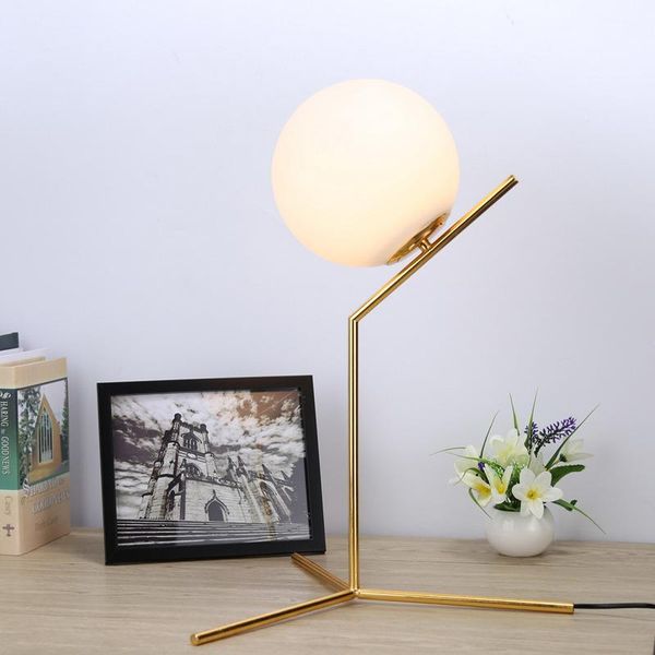 

nordic led glass ball table lamp spun table lamp tiffany stained glass tafellamp living room dining room