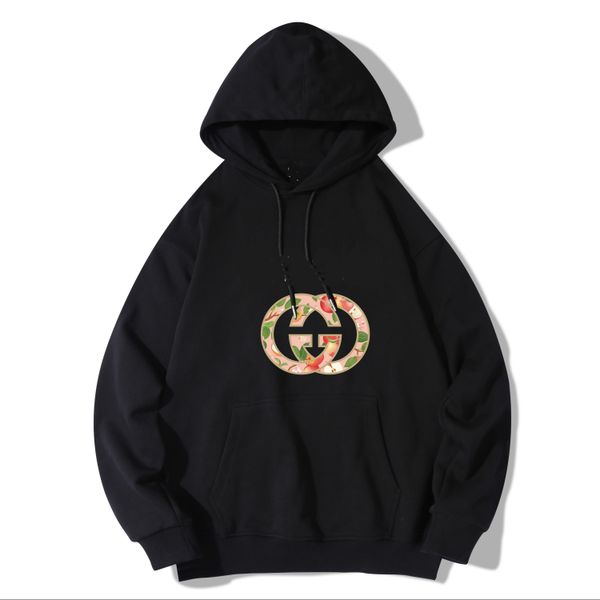

mens hoodie women sport letter sweatshirt casual classic hoodies pullover long sleeve streetwear fashion asian size m-xxxl 12options clothin, Black