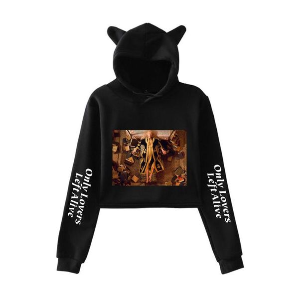 

women's hoodies & sweatshirts only lovers left alive american spring hoody high street hip hop cotton letter print harajuku streetwear, Black