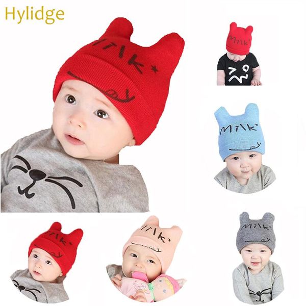 

caps & hats hylidge spring baby children kids cute ear hat for girl boy beanie cap soft knit infant toddler warm, Yellow