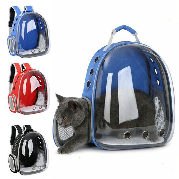 

cat carriers,crates & houses pet kitten puppy carrier backpack space transparent for hiking traveling tb sale