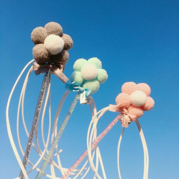 

cat toys three-piece funny stick feather toy fairy fighting cute girl heart