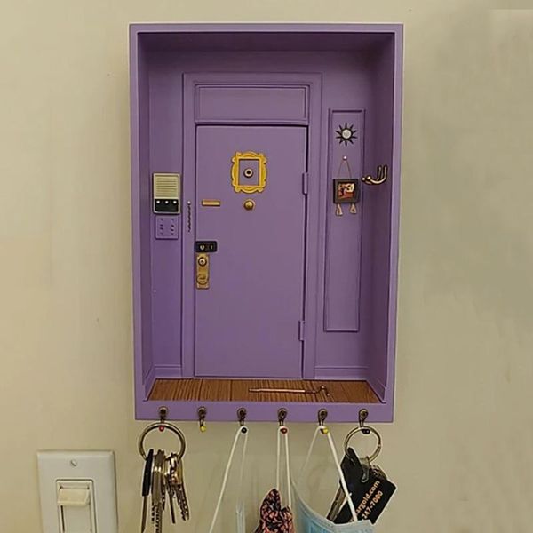 

party favor 2021 friends tv show key jewelry wall decor shelf creative monica's door holder welcome home decoration listing