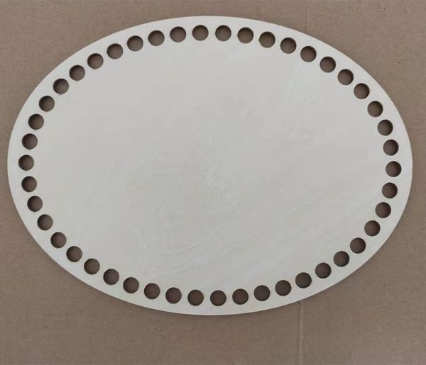 

3pcs /lot 20x15cm/7.8x5.9 inch unfinished ovel wood base basket bottom crochet base