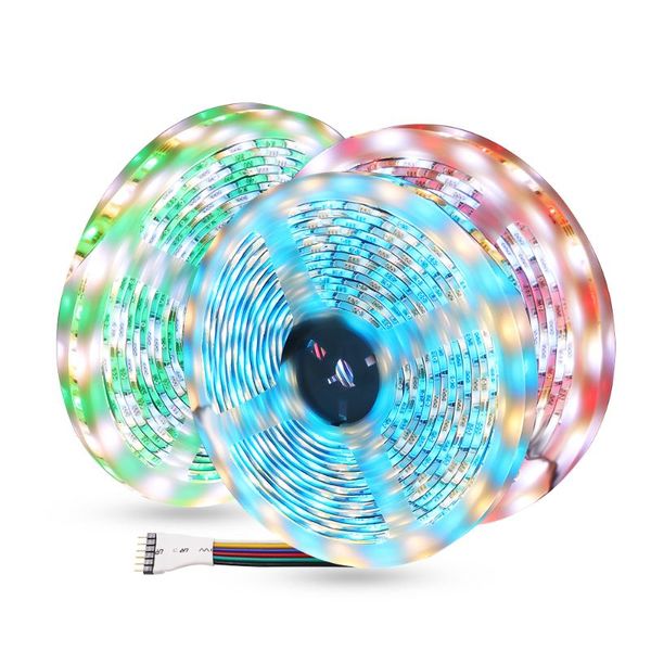 

rgb led strip dc 12v 60leds/m rgbw rgbww waterproof flexible led lights decoration 5m/lot