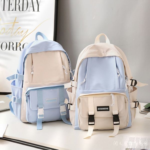 

french minority high school bag primary middle student female backpack