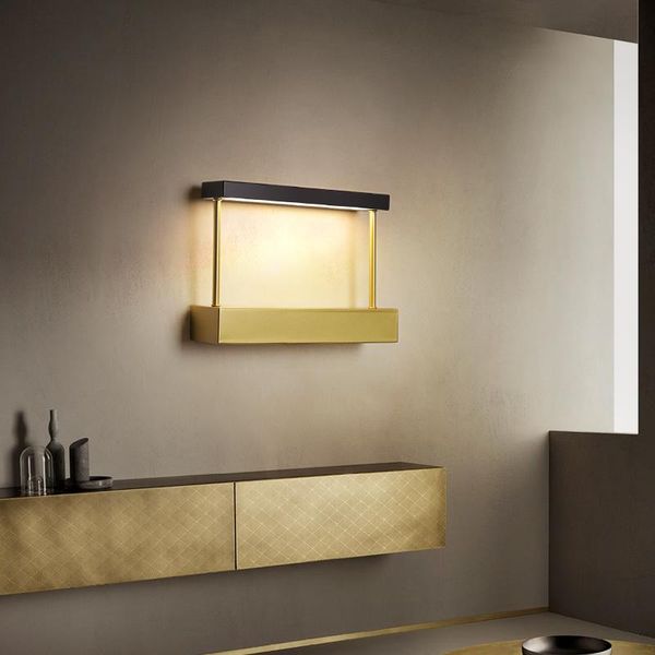 

wall lamp lican modern lights for aisle living room bedside creative gold white finished home decor sconce lighting