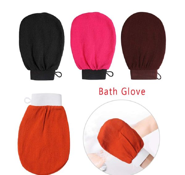 Luvas esfoliantes Mitten Bath Body Scrub Mitt Exfoliação Luva Skin Exfoliator Mitts para homens mulheres