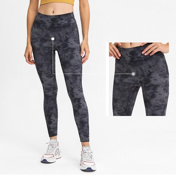 

yoga outfits no boundaries sport pants high waist fitness leggings women tie dye printed capris squat proof gym tights workout running, White;red