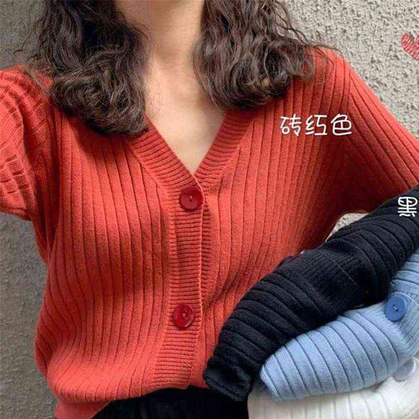 

women sweater spring autumn v neck long sleeve casual short basic cardigan simple solid warm knitted jacket ladies plus size, White;black