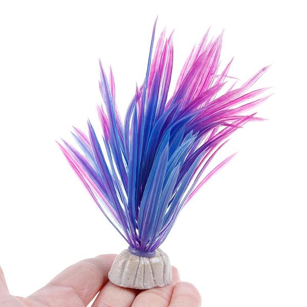 

1pcs 12cm water ornament plant fish tank aquarium grass akvaryum dekor simulation artificial plants aquarium decor