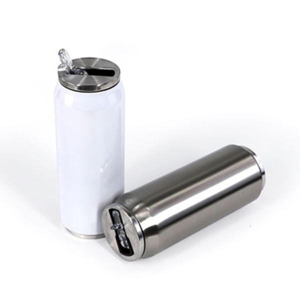 

2021 new 500ml wholesale diy sublimation cola shaped can insulate coke cup double vaccum thermos portable tumbler for party gift dj4a