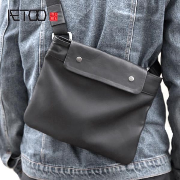 

hbp aetoo fetal cowhide single shoulder crossbody bag leather hugh soft pack male and female general