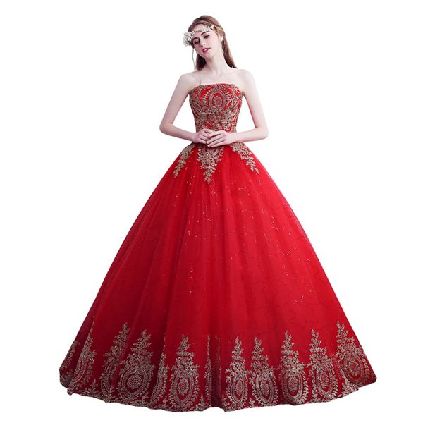 

2021 new arrived red ball gown glitter lace quinceanera dresses vintage lace applique ball gown for 15 years pageant gown, Blue;red