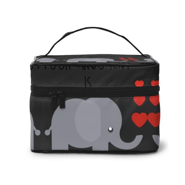 

high capacity makeup bag travel cosmetic bag your argument is irrelephant beauty