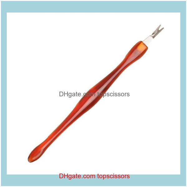 

pushers tools health & beauty1pc pro art tool cuticle trimmer dead skin removing fork home salon nail design cleaner pedicure kit drop deliv