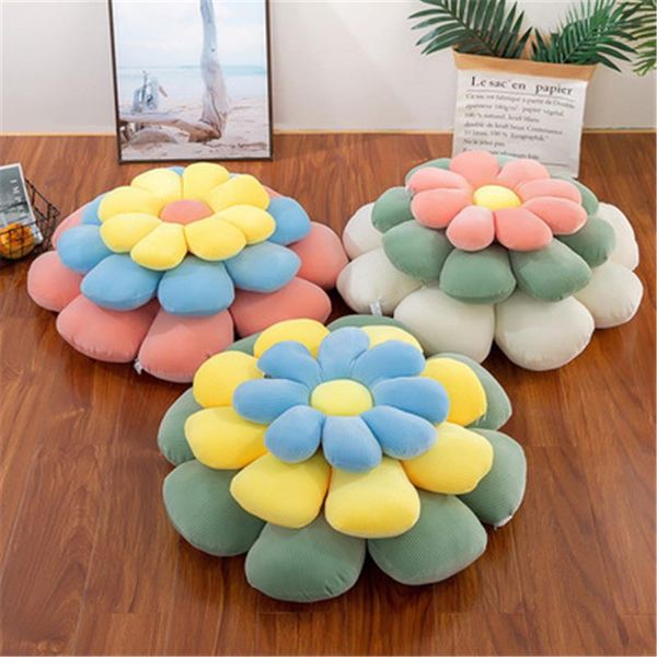

pillow lovely fresh colorful flower plush toy soft cartoon plant stuffed doll chair cushion sofa kids lovers birthday gifts