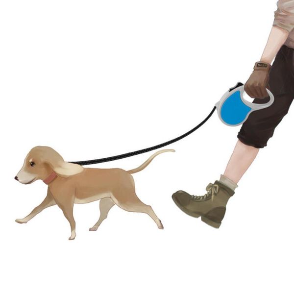 

dog collars & leashes 3m durable pet for large dogs automatic extending traction rope retractable walking leash leads