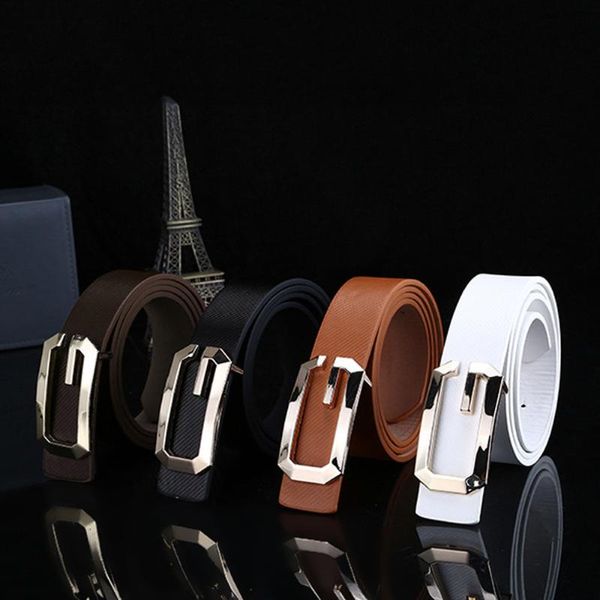

belts men's belt cinturones para hombre solid color fashion cool casual pu leather thin skinny slender waistband unisex, Black;brown