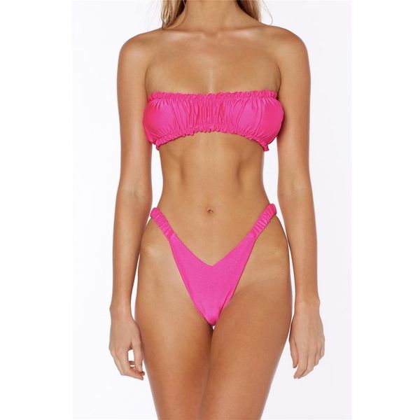 

2021 new wholesale leopard printed two piece women bikini