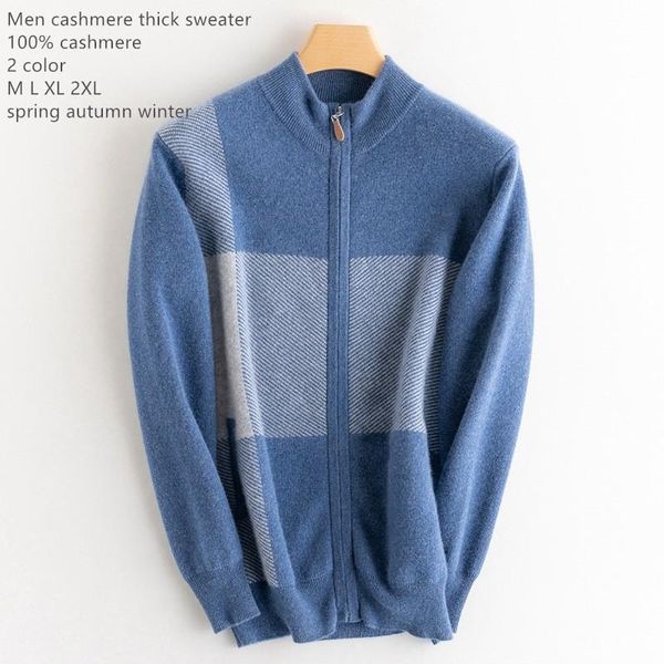 

men's sweaters naizaiga 100% cashmere 3 color patchwork thick men sweater long sleeve smart causal pullovers , nsbl34, White;black