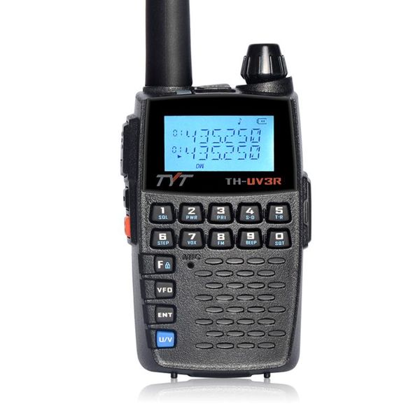 

walkie talkie tyt uv-3r dual band two way radio vox vhf/uhf portable ham transmitter mini talkies repeater offset outdoor intercom