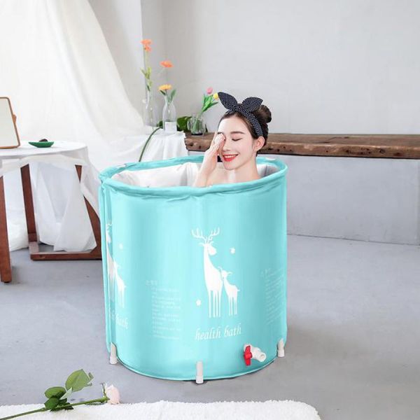 

bathing tubs & seats bathtub, folding large thickened sweat steamer