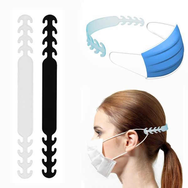 

hooks & rails 1/5/10/20pcs mask extension masks strap extender belt anti-slip buckle holder adjustable relieve wearing pain ear protector