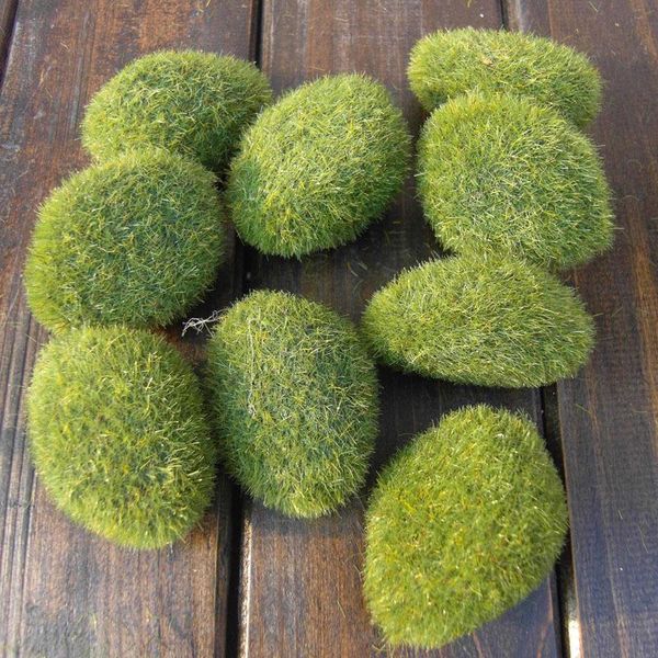 

artificial moss block hair stone home decoration artificial bouquet wedding plants