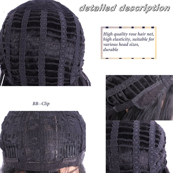 

synthetic brown short women wig wavy wigs for women black natural hair heat resistant wigs daily wigfactory direct