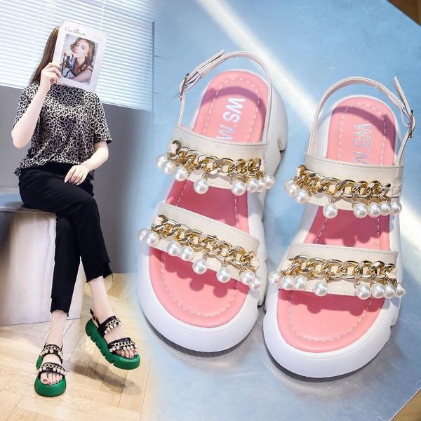 

dress shoes summer 2021 fashion sandals casual style roman, Black