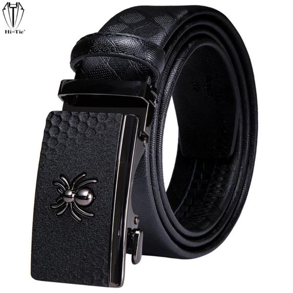 

belts luxury mens suit black cow leather waistband spider automatic buckles for men dress jeans adjustable big xxxl, Black;brown
